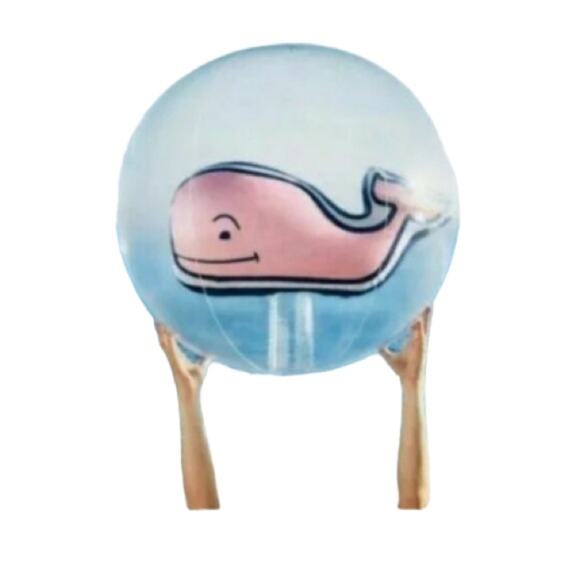 Vineyard Vines Jumbo Inflatable Beach Ball Pink Whale 30" Diameter New - Picture 5 of 5